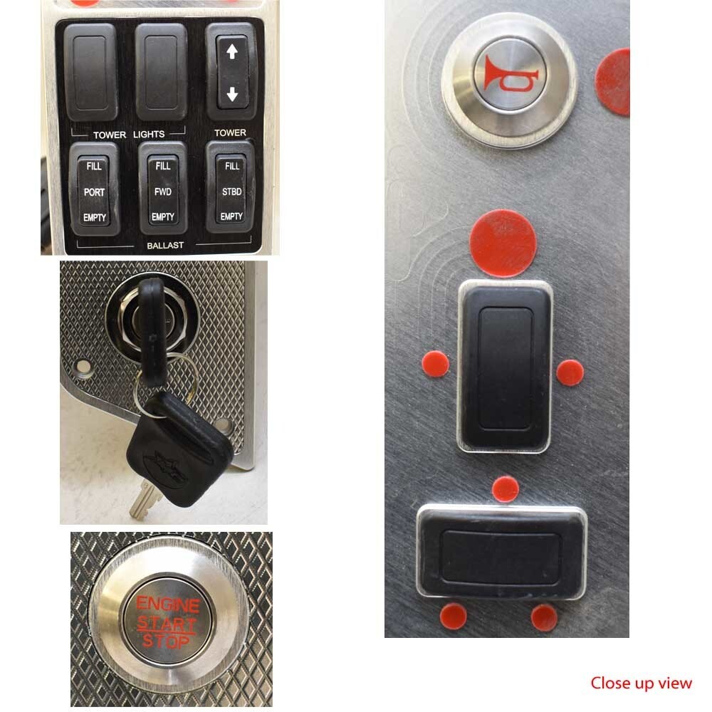 MasterCraft Boat Armrest Ignition Switch Panel 500226 | 2012 X Series