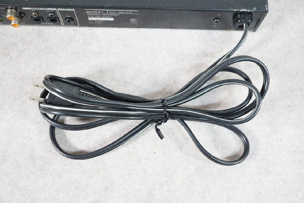 SONY MDS-E10 Professional MD Recorder Player Operation Confirmed