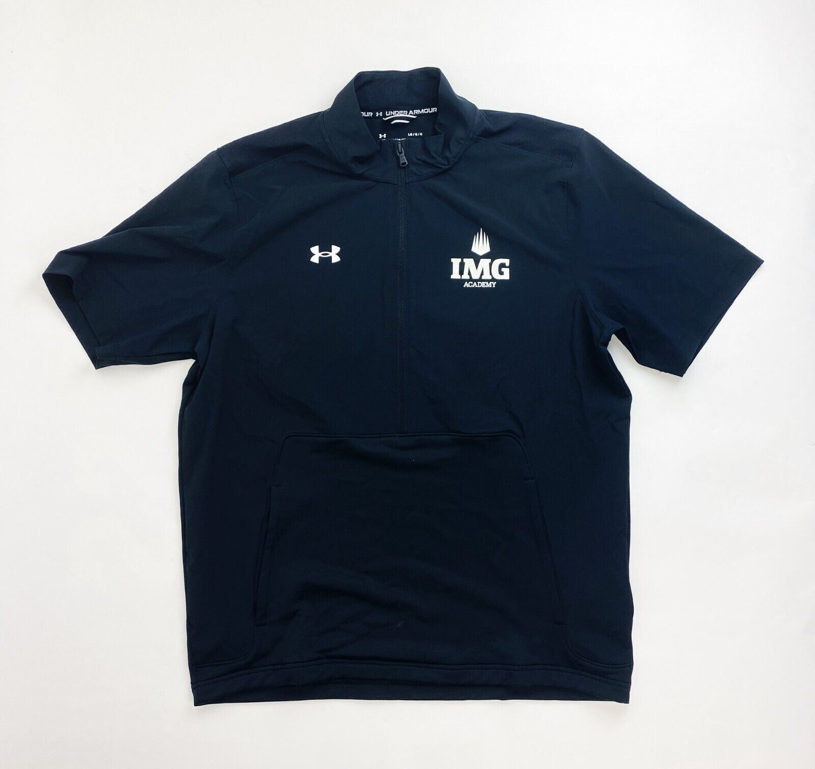 Under Armour IMG Academy Motivate 2.0 Short Sleeve Jacket Men's L Black 1370375