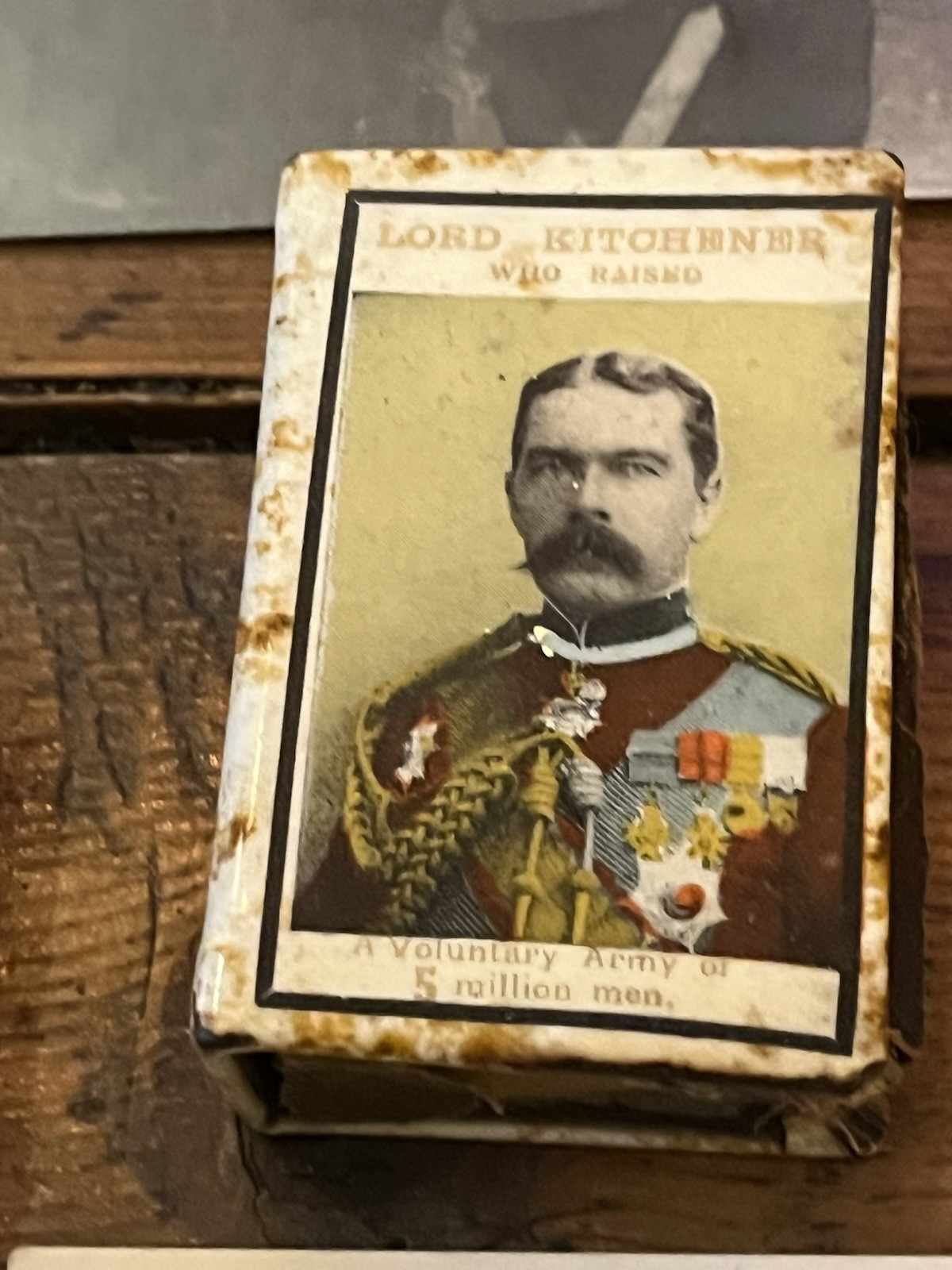 Original Rare WW1 Collection Photographs Trench Art Lighter Kitchener Matchbox