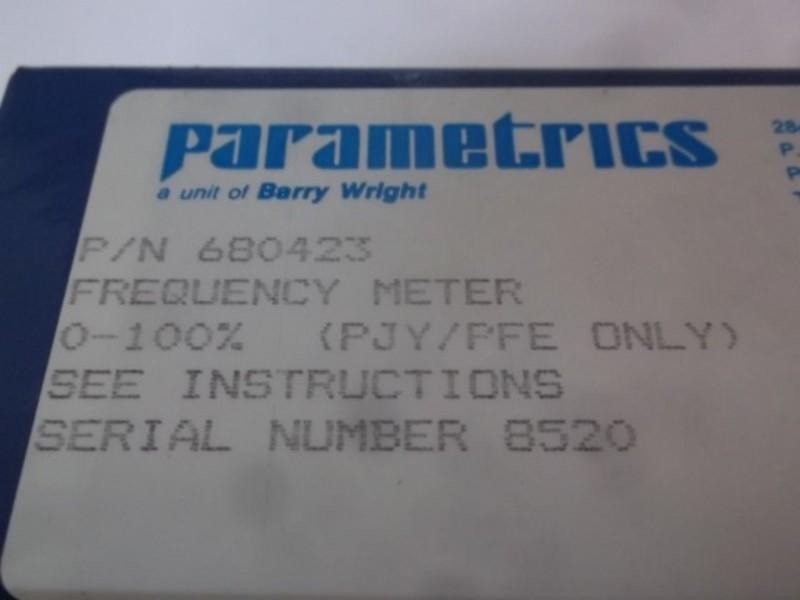 PARAMETRICS 680423 FREQUENCY METER  NSNP