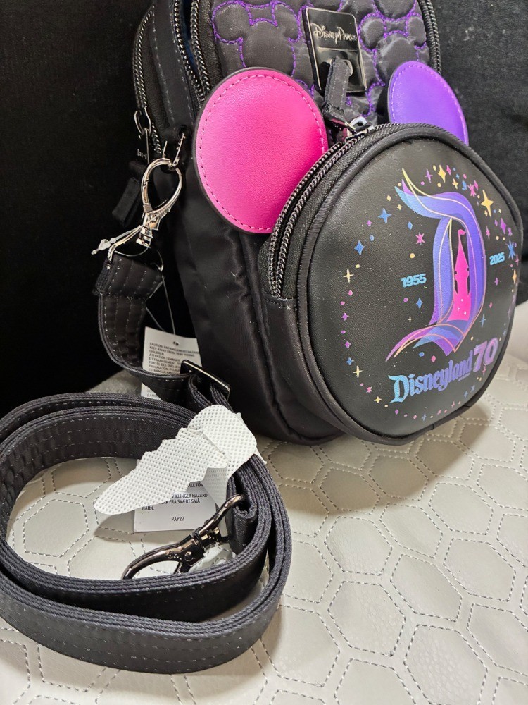 New 2025 Disney Parks x Lug Disneyland 70th Anniversary Crossbody Bag
