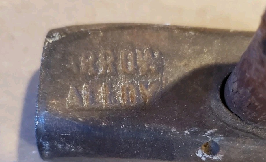 Vintage 3/8 Punch Hammer,Old Blacksmith tool