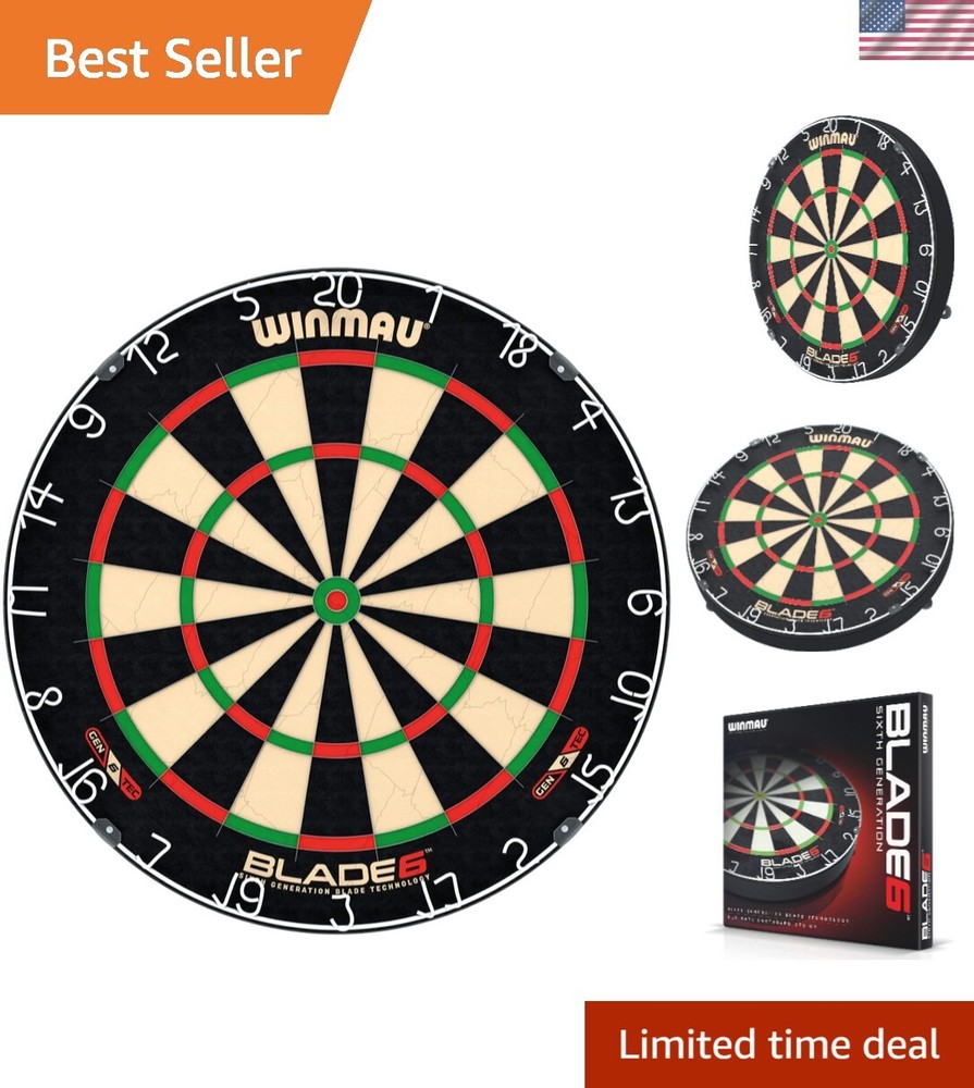 Blade 6 Professional Bristle Dartboard - Official Tournament Specification
