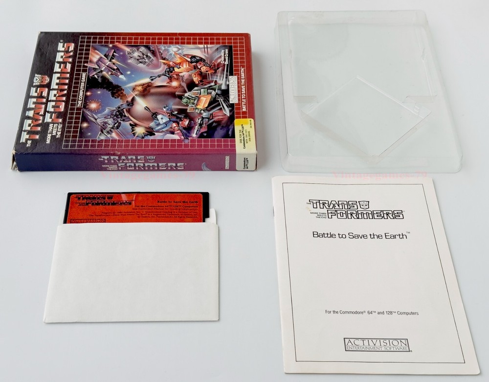 Transformers: Battle to Save Earth - Activision - 1986 / Commodore 64/128