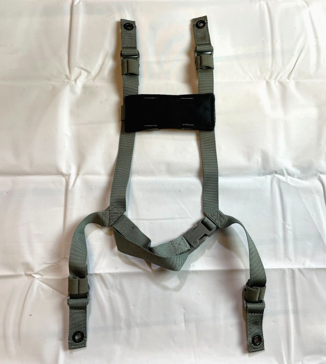 USGI ACH 4 Point Chin Strap Assembly Foliage Green / ACU 8470-01-530-0868 NEW