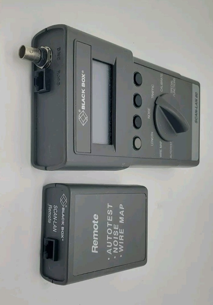 BLACK BOX SCAN-LAN 80 Cable Scanner And Remote Box