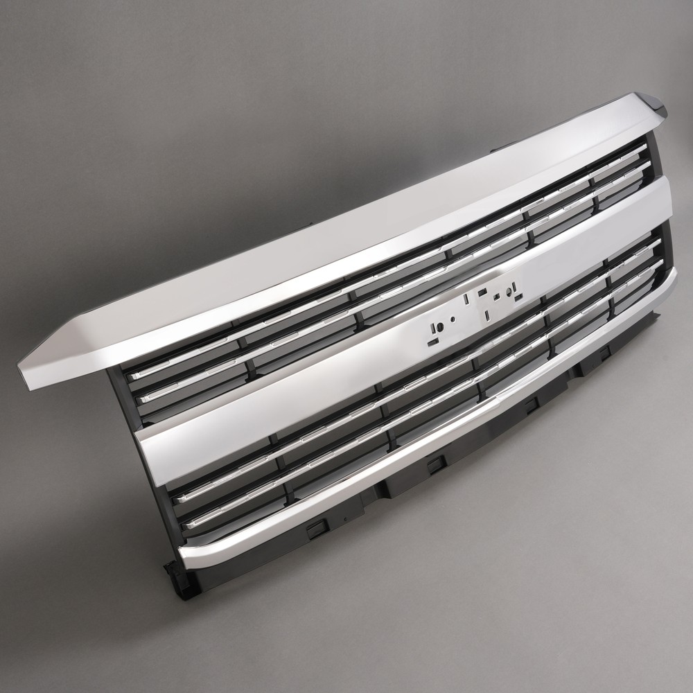 For Chevy Silverado 2500HD 3500HD 2015-2019 Chrome Front Upper Grille Assembly