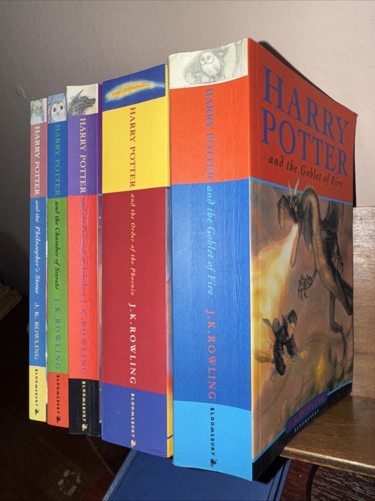 Harry Potter Paperback First Edition Books 1-5