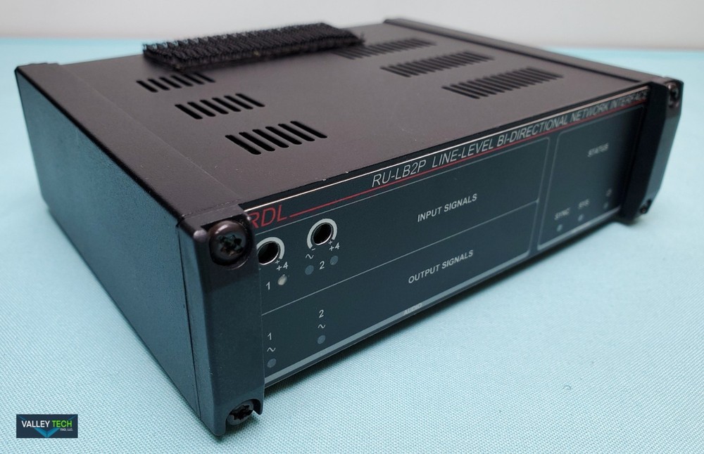 RDL RU LB2P 2x2 Line-Level Bi-Directional Network Interface with PoE USED