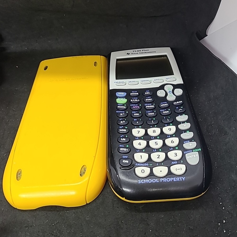 TI-84 Plus Graphing Calculator - With Covers - Tested & Working #104