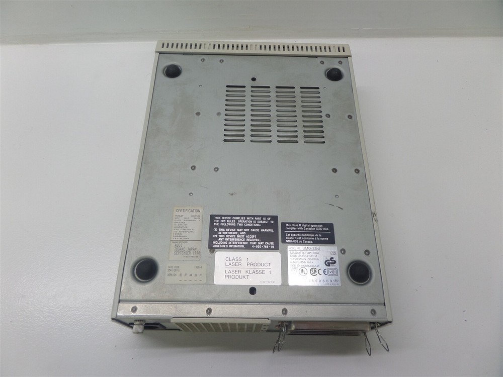 Sony SM0-S541 MO SCSI Magneto-Optical Disk Drive Subsystem
