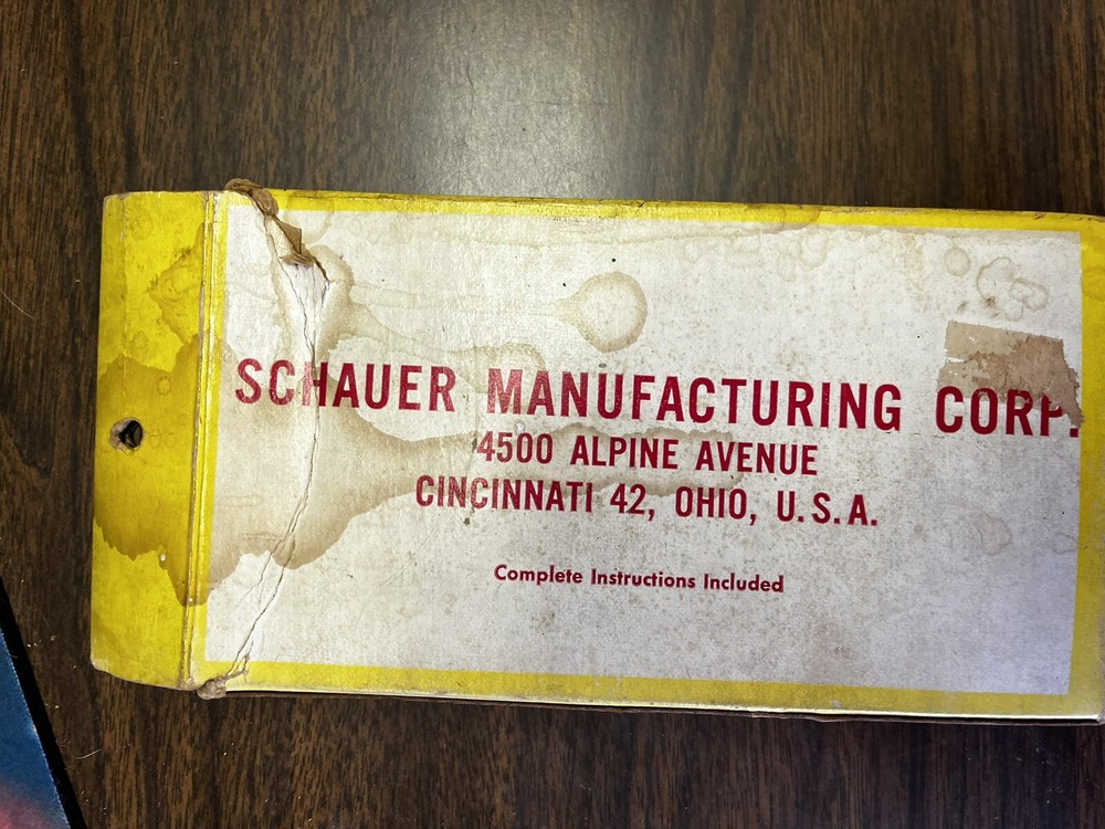 Vintage Schauer Compression Tester In Original Box