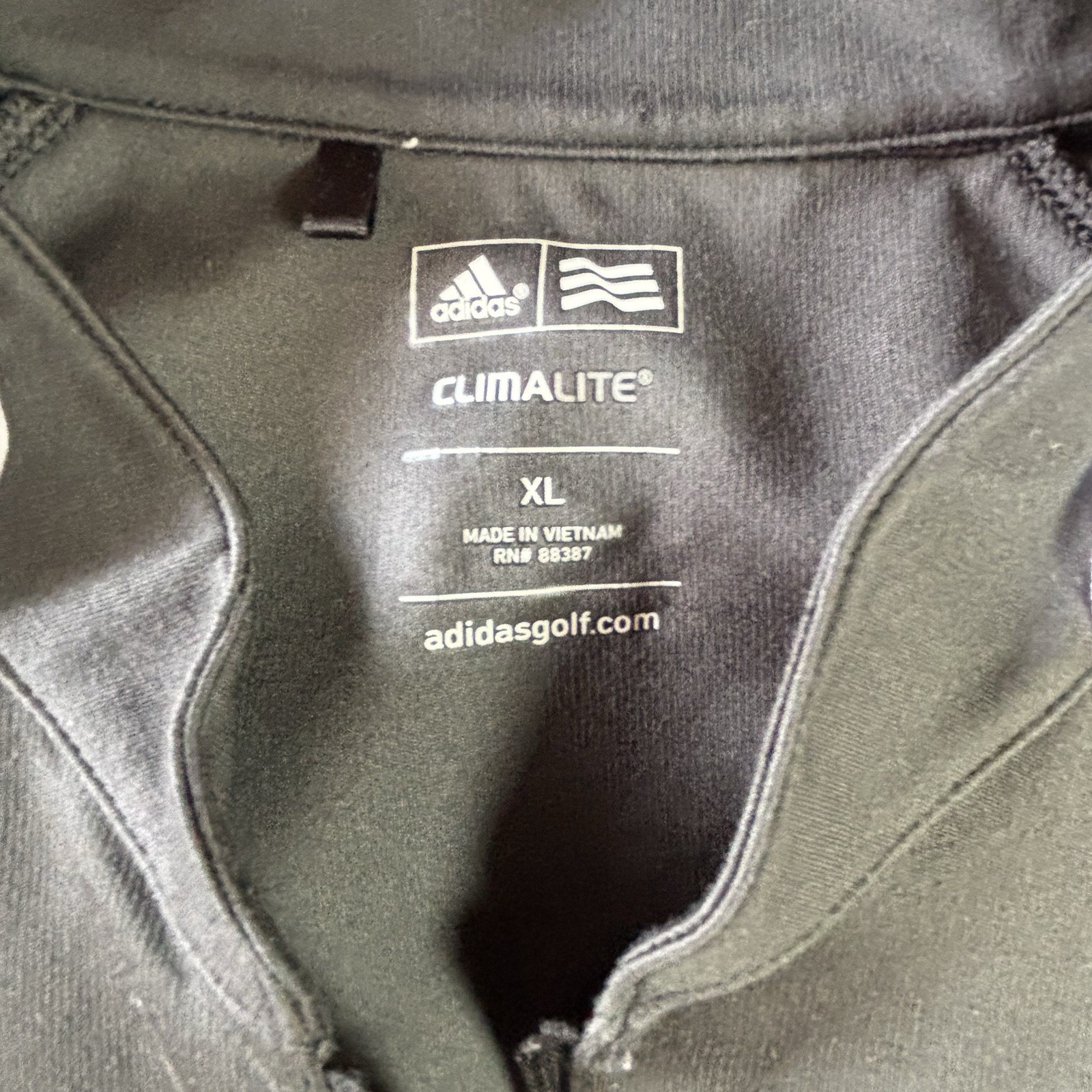 Adidas Women Gray Climalite Athletic 1/4 Zip Pullover Shirt Size Xl Golf ,sport