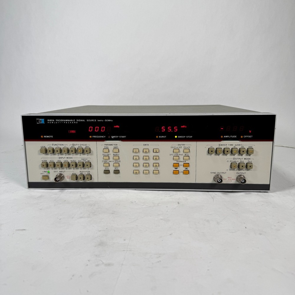 HP 8165A Programmable Signal Source ⚡️ Fast Shipping | Sold As Is