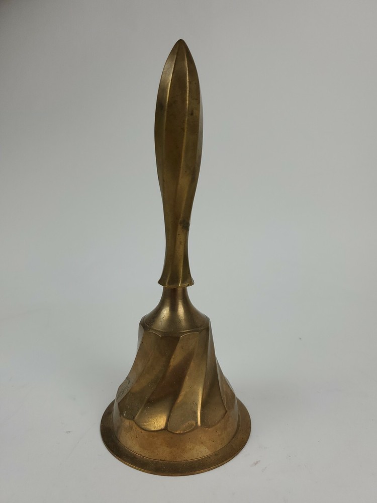Brass dinner bell  7" for decorative purposes only