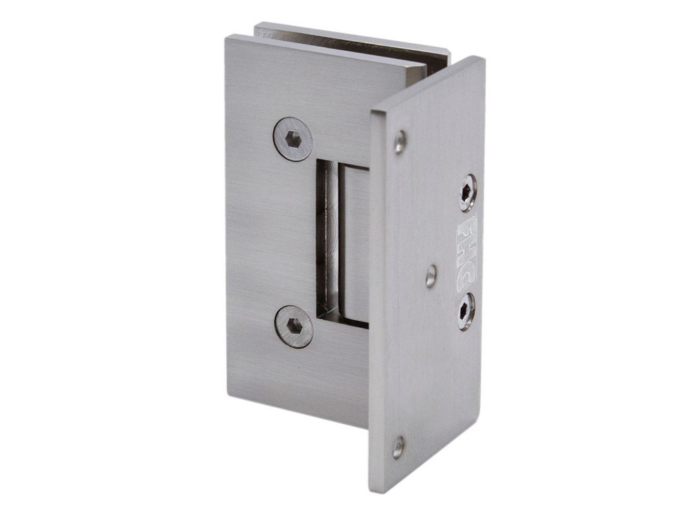 Glendale Series Wall Mount Hinge - Offset Back Plate - Brushed Nickel