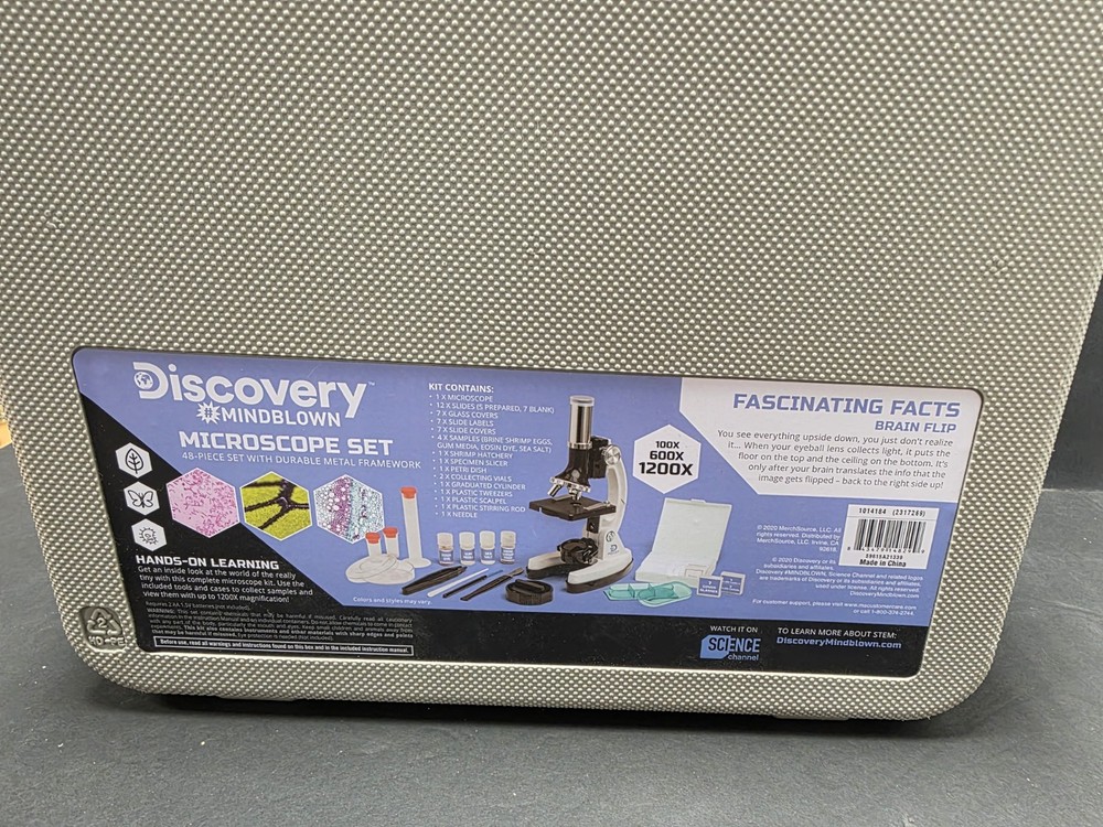 Discovery Mind-blown Kids Microscope Set With Case