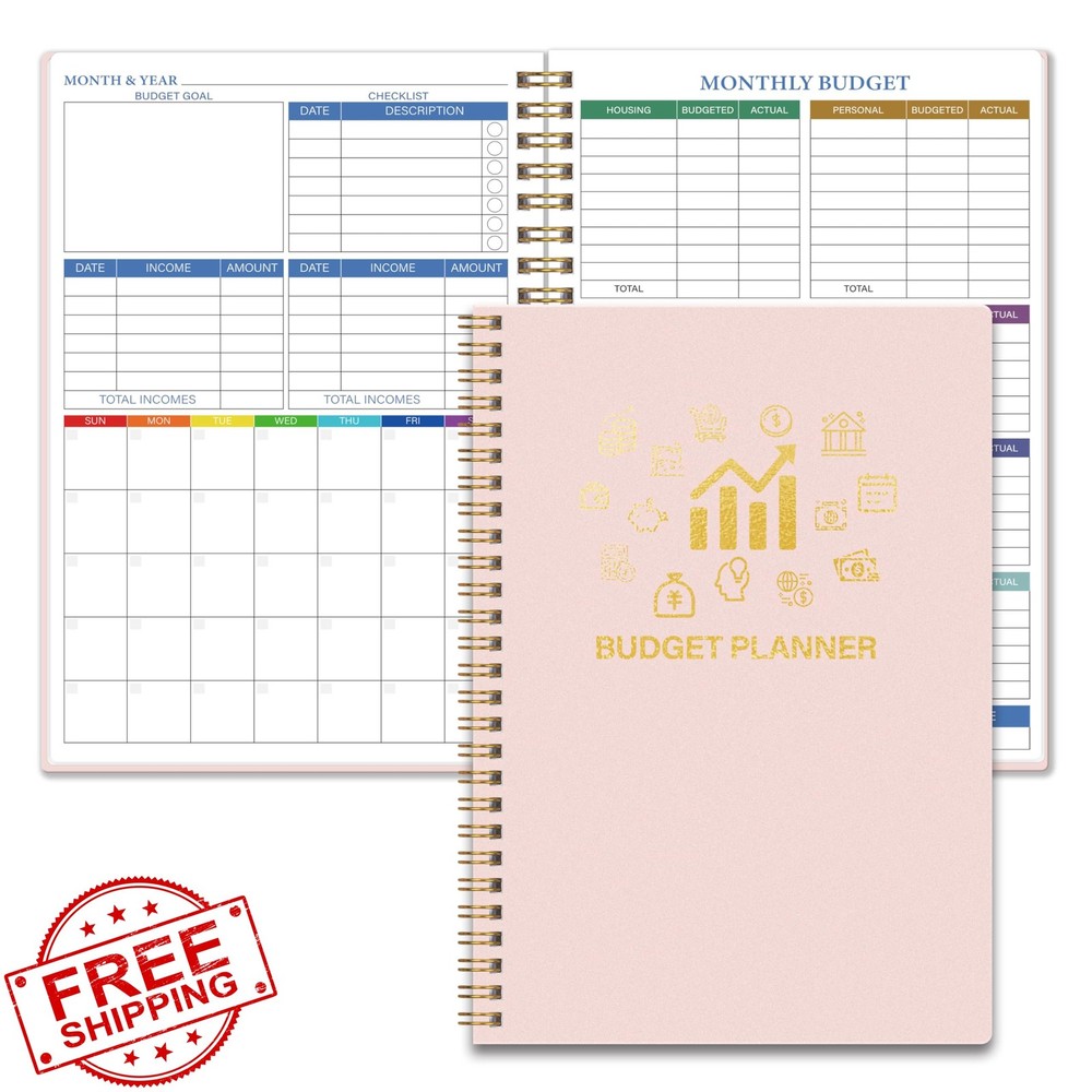 Monthly Budget Planner Undated 14 Months Expense Tracker