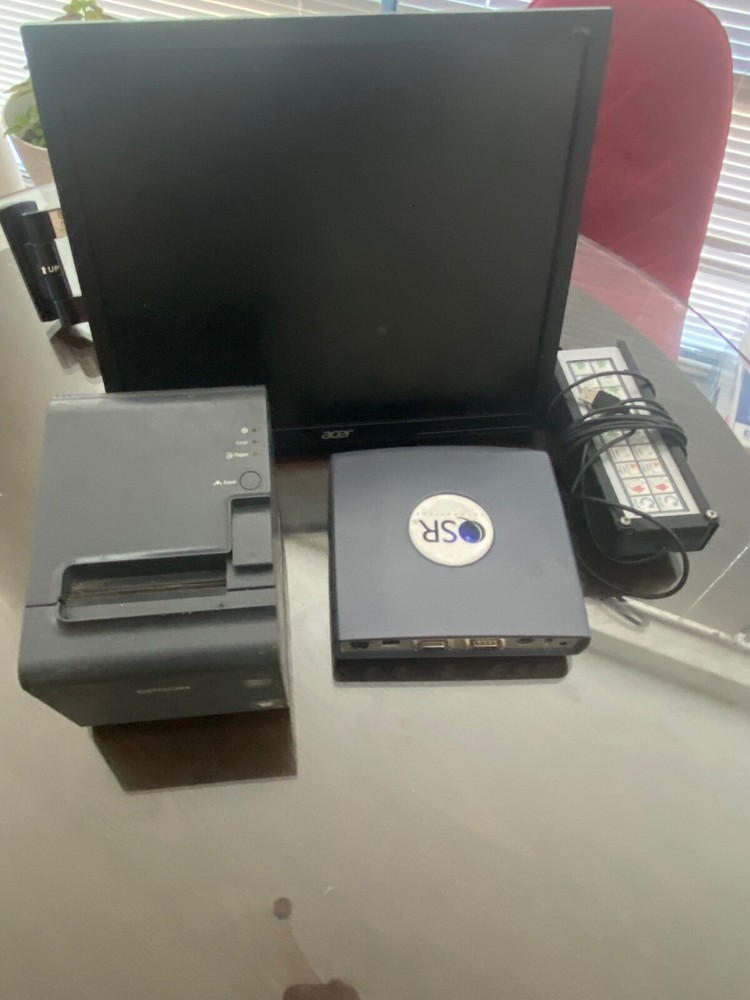 Kitchen POS Screen with Bracket and Extras