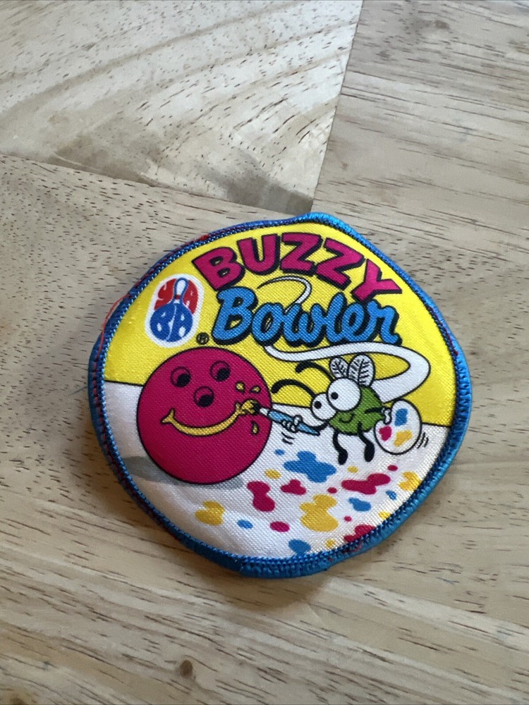 Vintage YABA Buzzy Bowler Bowling Patch Game Patch From 1990s