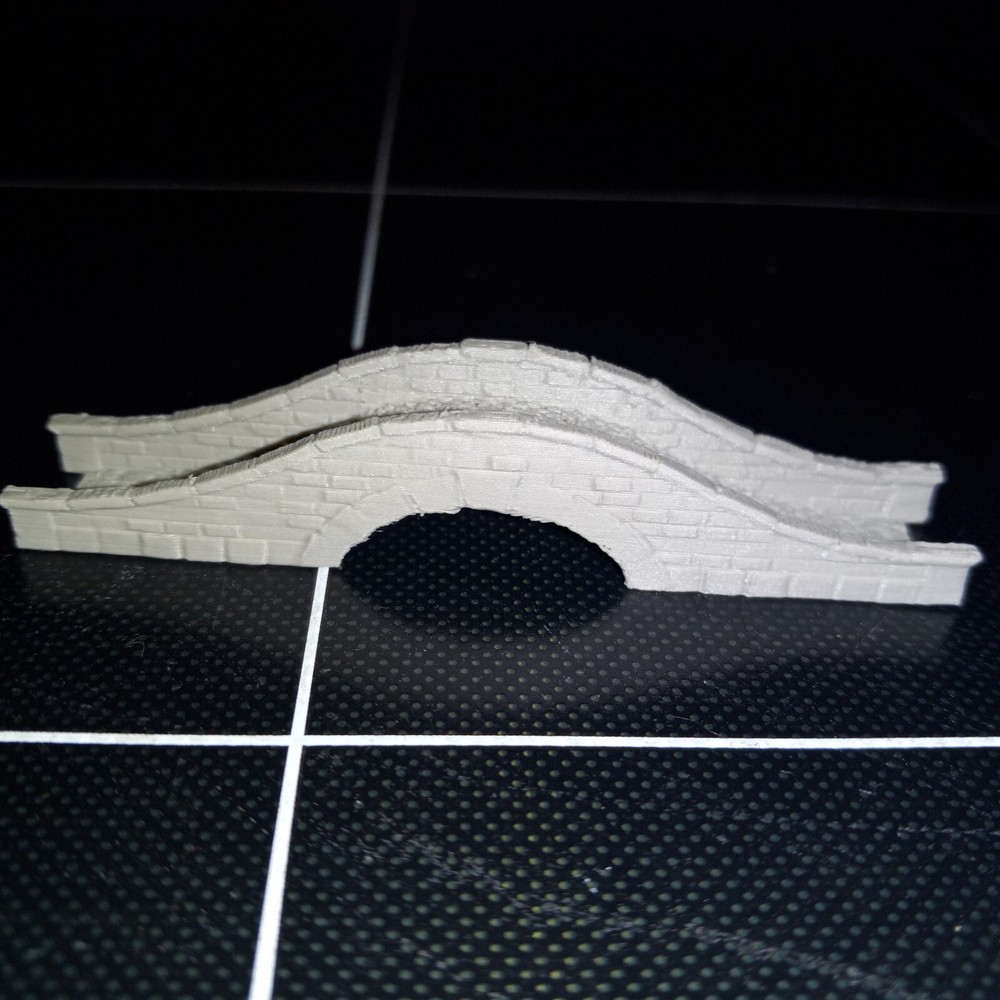 Pedestrian Path Walk Stone Bridge N Scale 1:160