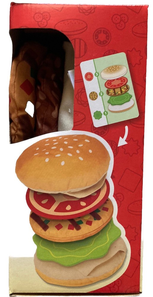 Melissa & Doug Burger Matching & Stacking Games 4+