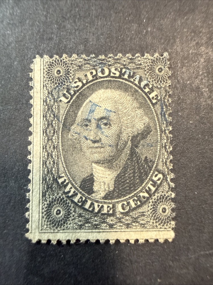 US Scott #36 Blue Cancel