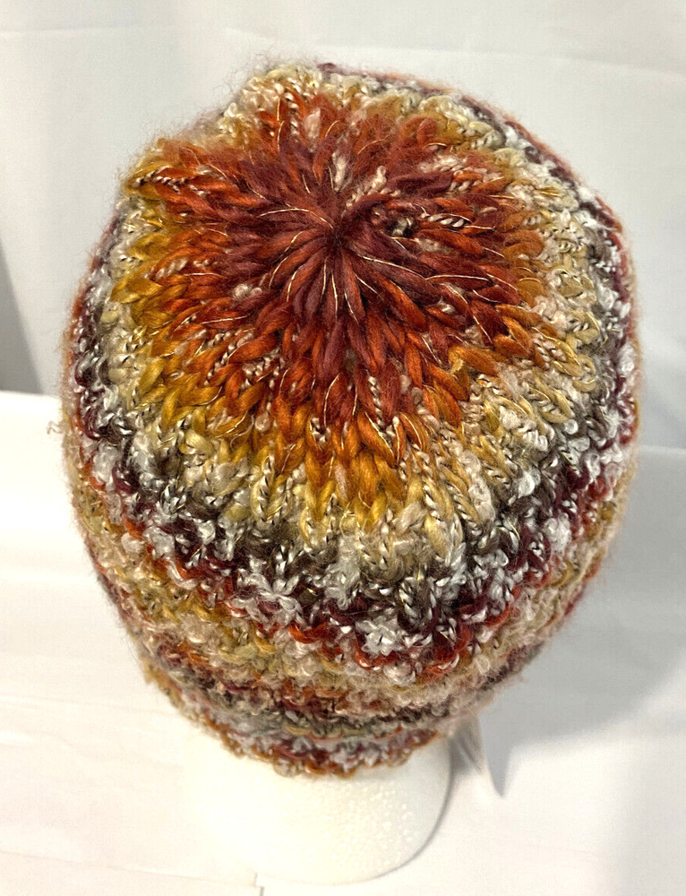 Conbipel Cappelli Womens Hat Winter Beanie Cap Multi Colored NEW