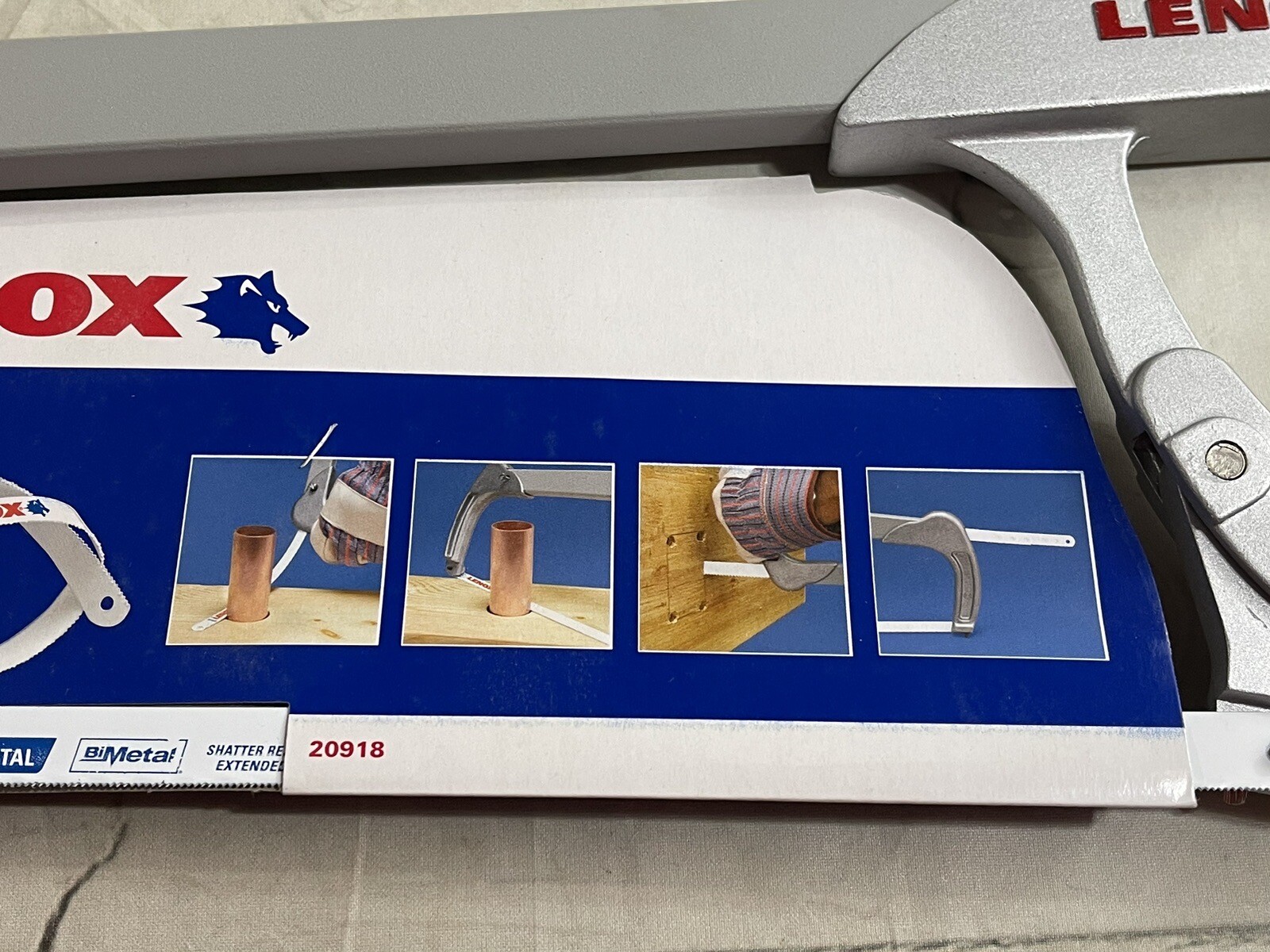 Lenox 4012 Bi-Metal, Shatter Resistant Hacksaw Extended Life 30,000 PSI - NEW