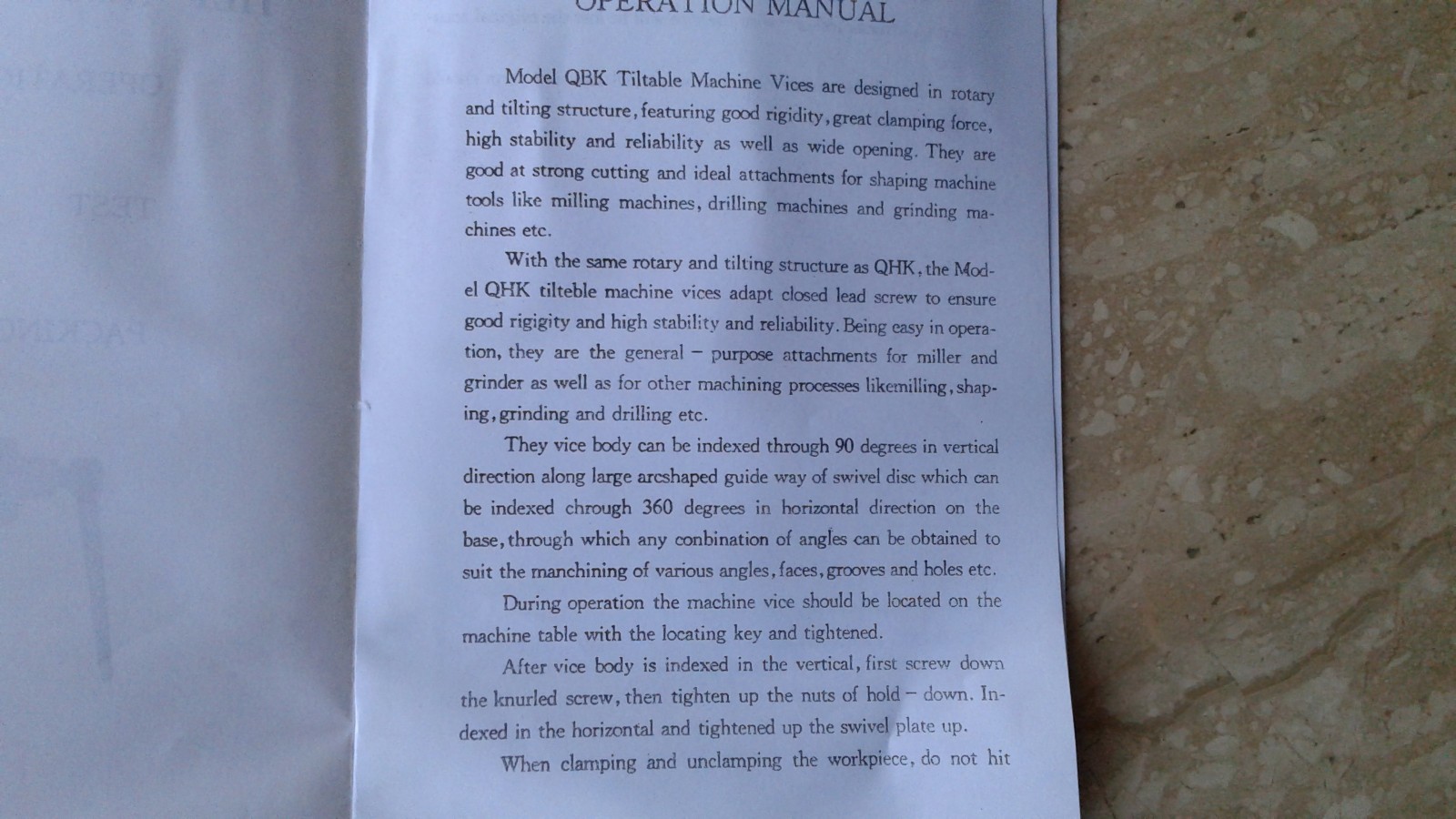 4" Tilt & Swivel machine vise, 2-way compound vise, #850-TLT-04--NEW