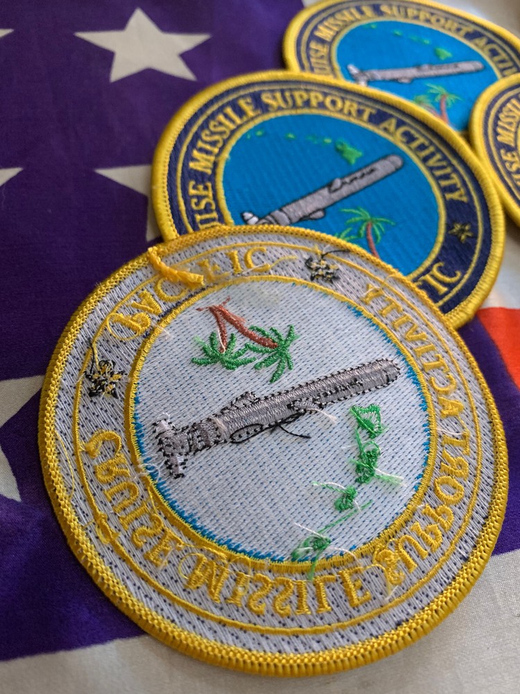 CRUISE MISSILE SUPPORT ACTIVITY CMSA PACIFIC Tomahawk Navy Missile 5 Patch Set