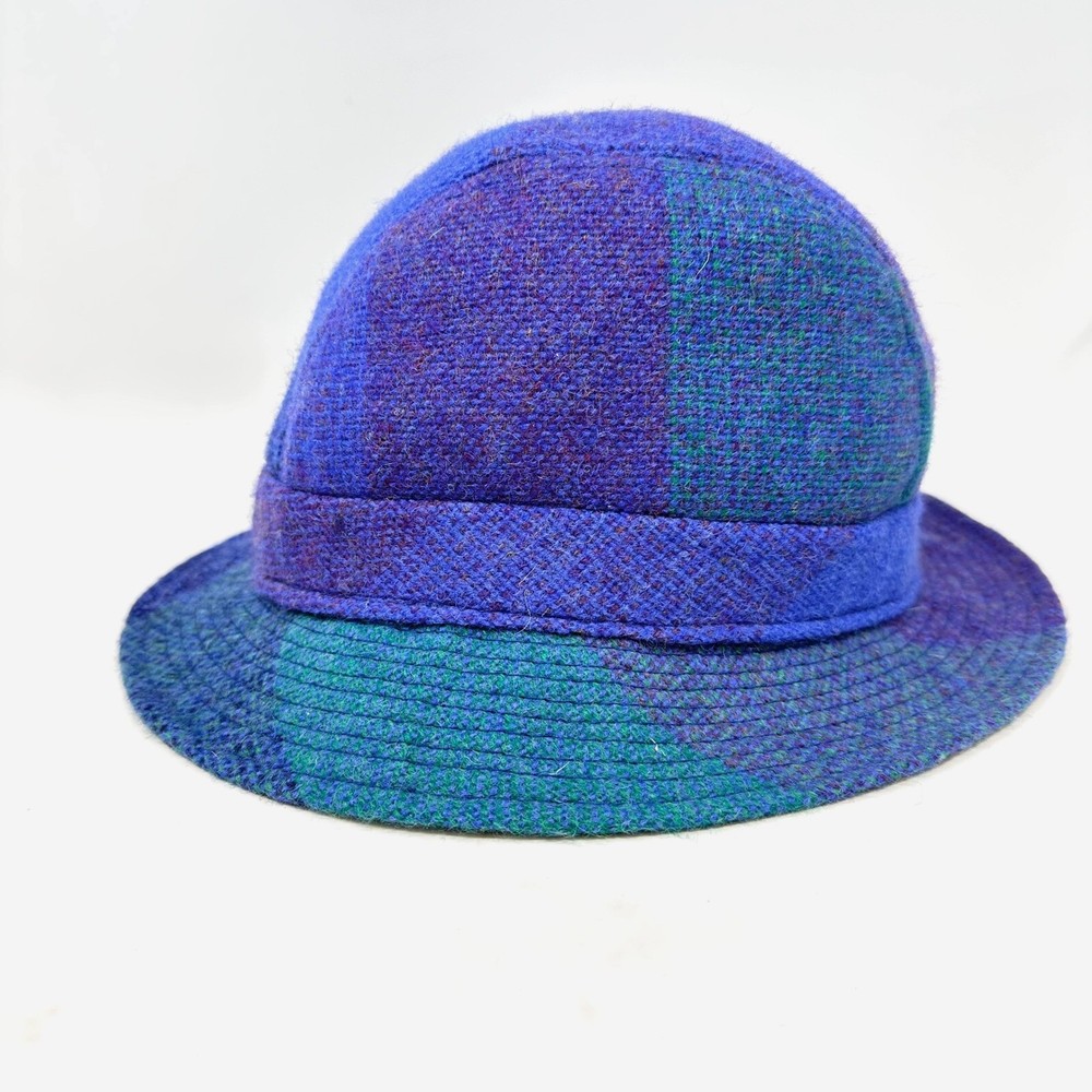 Acoca Collection Ireland Wool Plaid Hat 7.5"