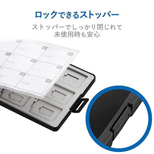 Memory card case SD case black CMC-SDCPP36BK