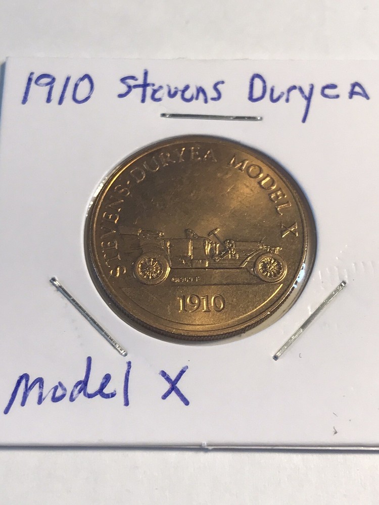 1910 Steven’s Duryea Model X Car Token