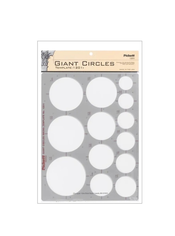 Pickett Template 1201-I Giant Circles