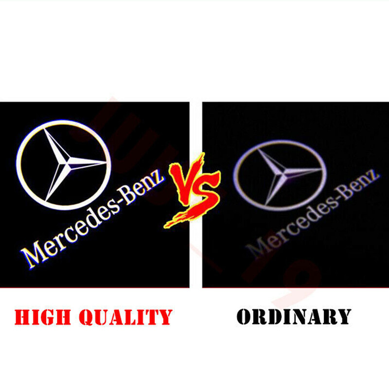 2X Laser LED Door courtesy Shadow Projector Light For Mercedes benz C Class 2015