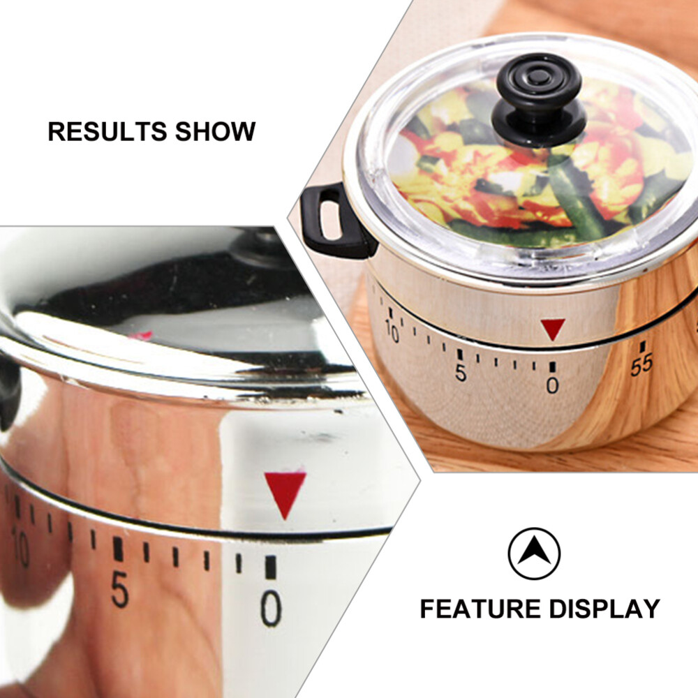 Mechanical Timer Cute Kitchen Timers Cooking Wind up Student Child