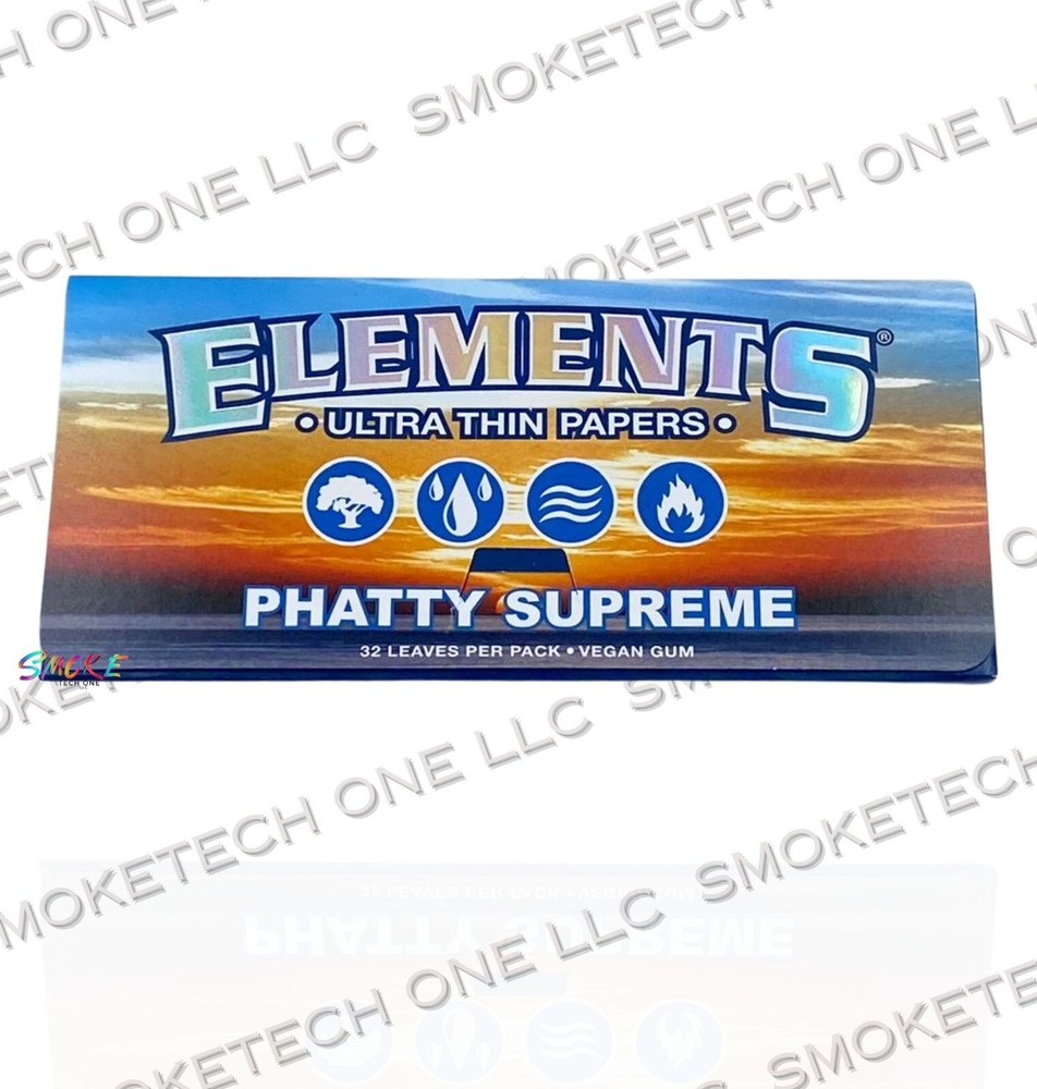 Elements Phatty Supreme Ultra Thin Rolling Papers – Single Pack