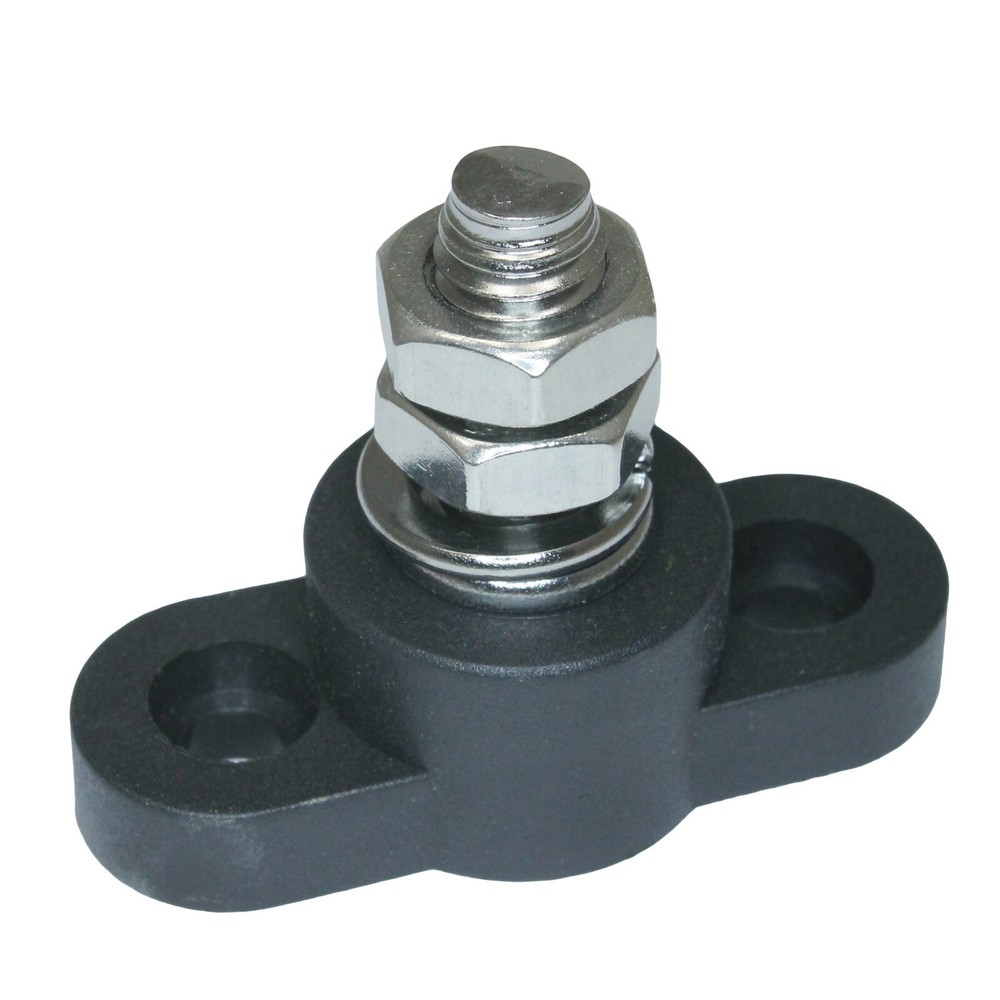 Positive & negative set battery ring insulated junction post terminal block stud