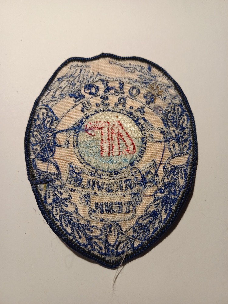 Police Security University Shoulder Patch