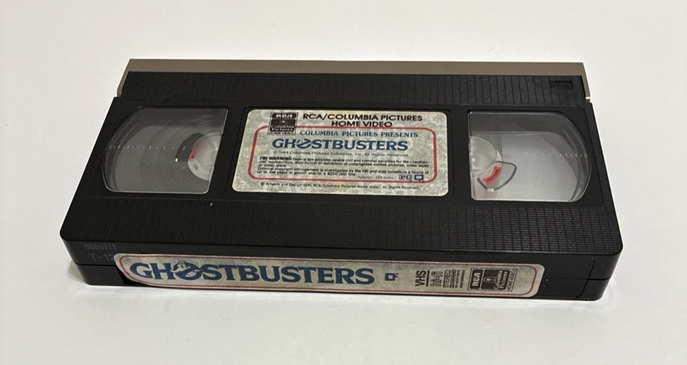 Ghostbusters VHS 1984 Early Release