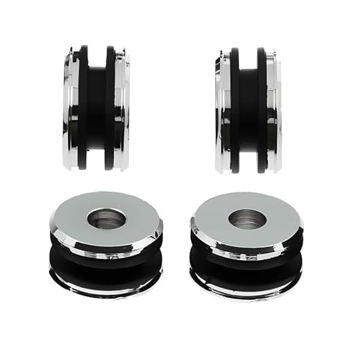 Chrome Harley Detachable Docking Hardware Kit Sissy Bars Docking Chrome@4
