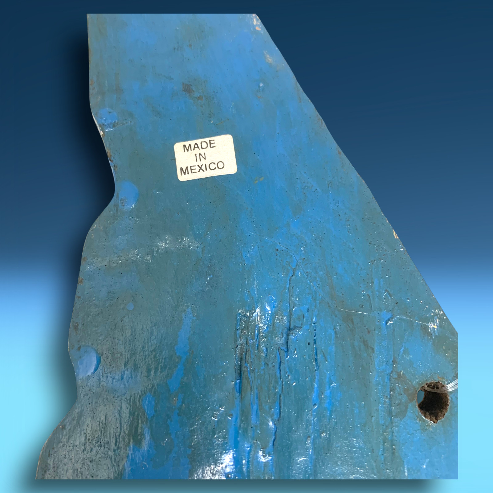 Vtg Mexico Guerrero Carved Wooden Winged Angel Cherub Folk Art Wall Primitive