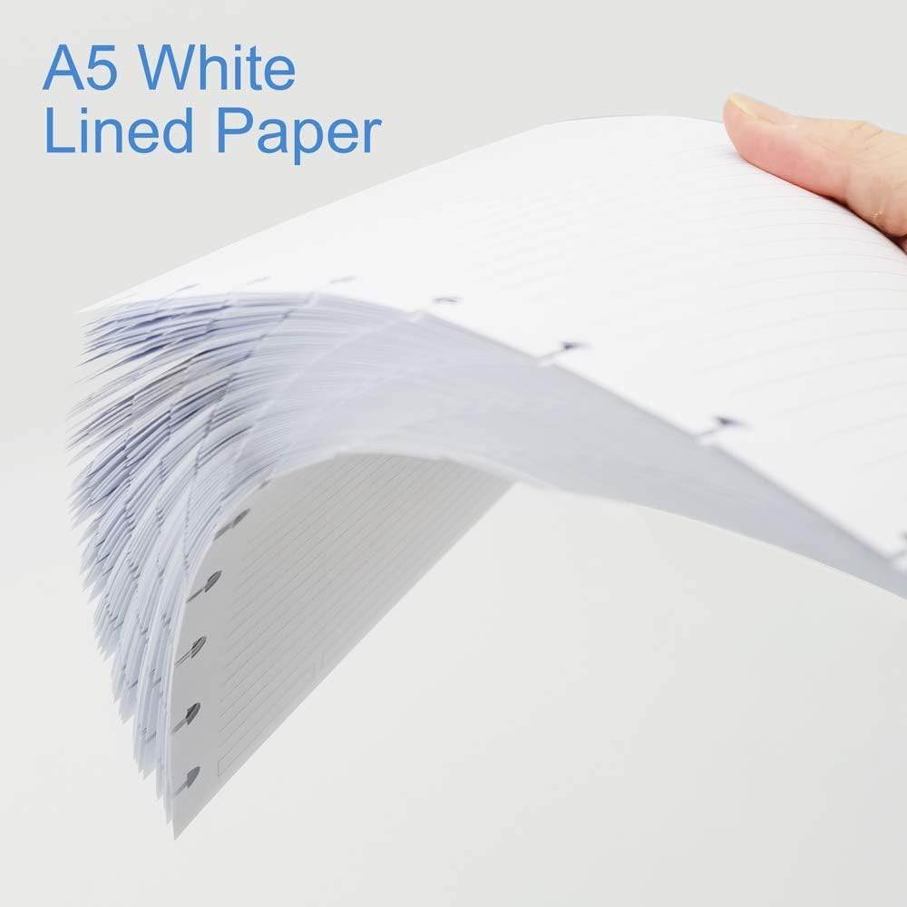 Junior Size Discbound Refill Paper - 8 Discs 500 Sheets, White