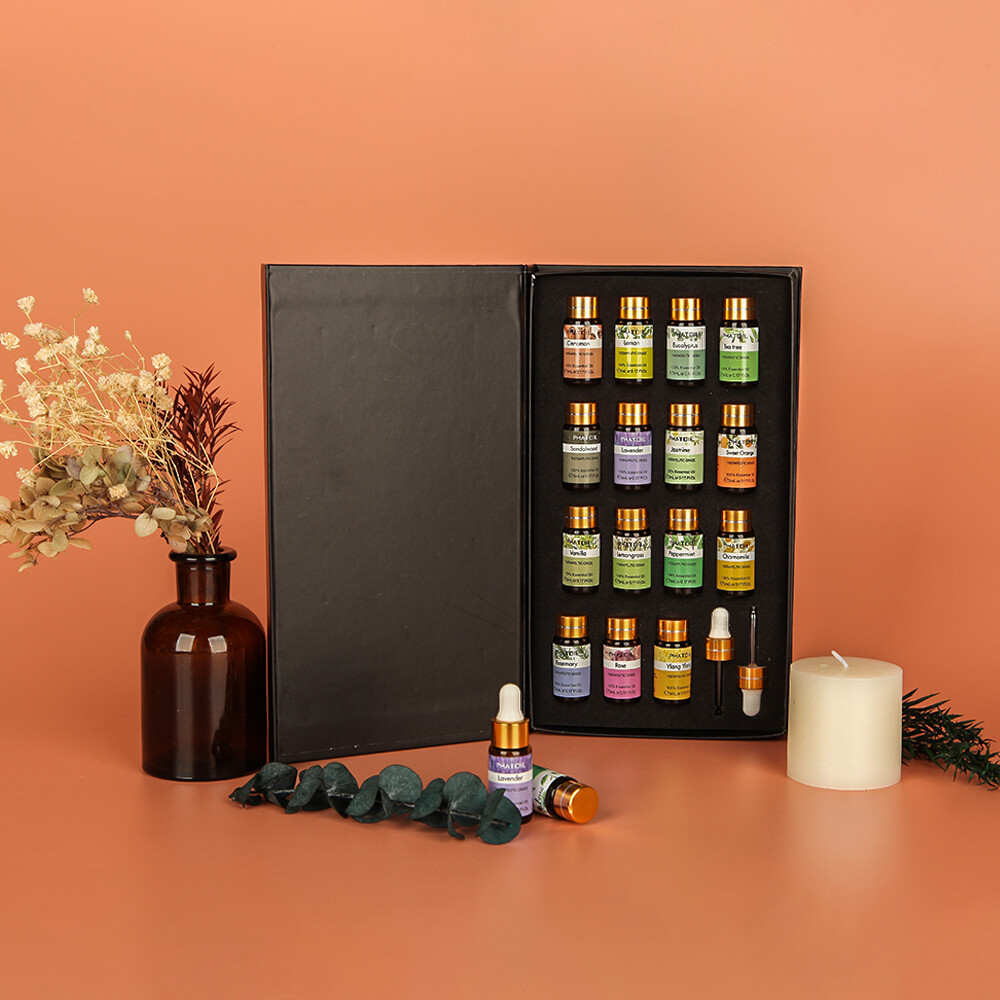 15x 5ML Essential Oil Set Aromatherapy Gift Kit 100% Pure Oils for Humidifier