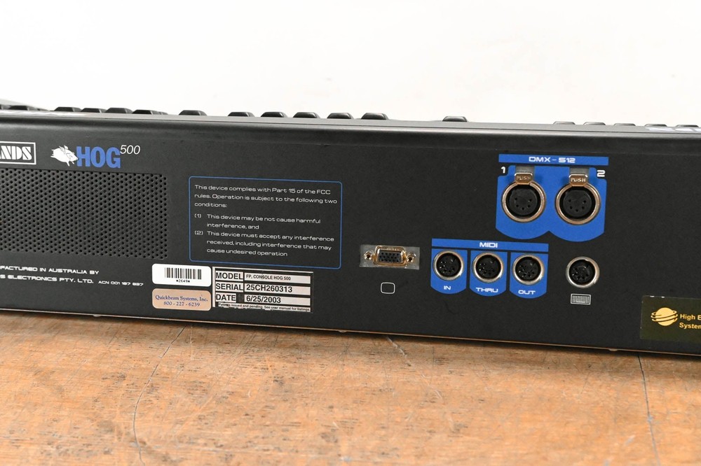 Jands Hog 500 Lighting Console CG01SLC