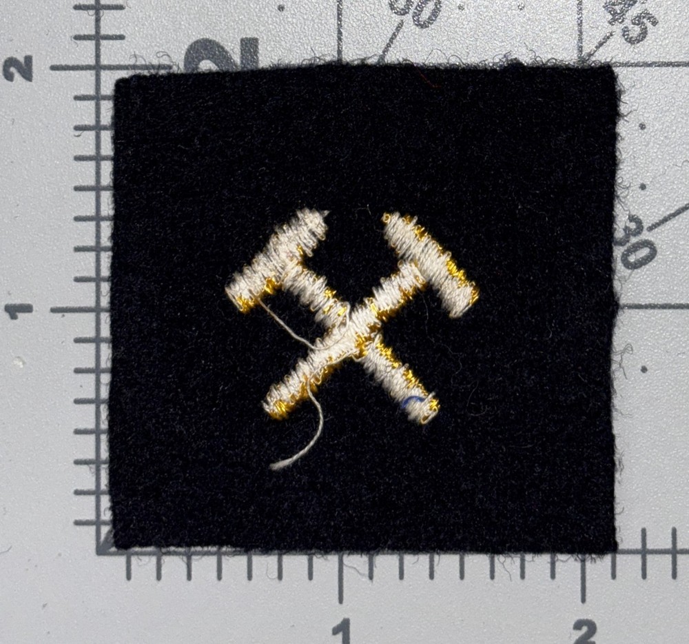 USMC Shipboard Marine Metalsmith Cuff Patch Inv# K2354