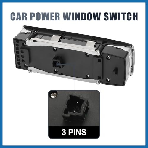 Front Master Driver Side Power Window Switch No.1669054400 with Tool Window