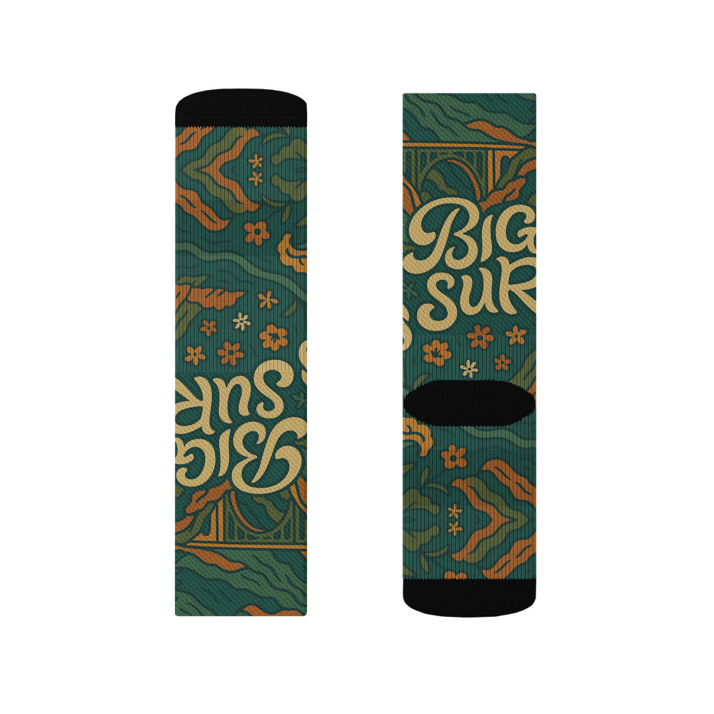 Big Sur California Crew Socks